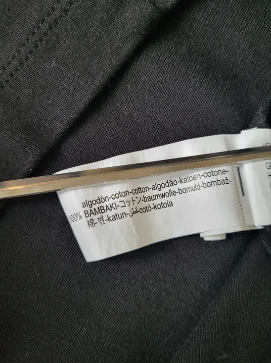 ZARA black jersey knit polo golf shirt with short sleeves - Picture 10 of 10